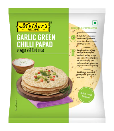 MOTHERS GARLIC G.CHILLI PAPAD