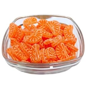 ORANGE CANDY IN JAR 200*48