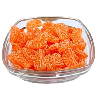 ORANGE CANDY IN JAR 200*48