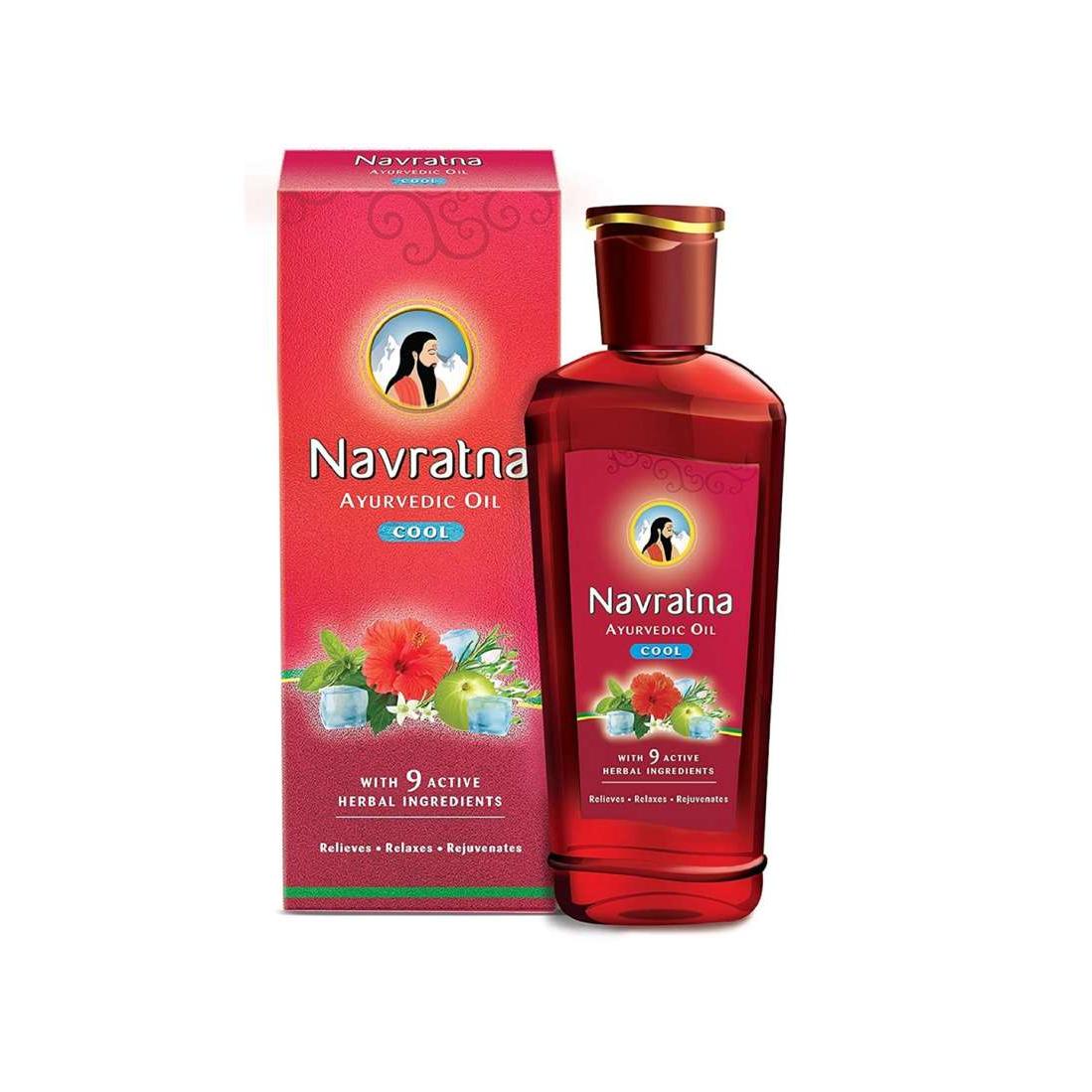 NAVARATNA HAIR OIL 300ML*40