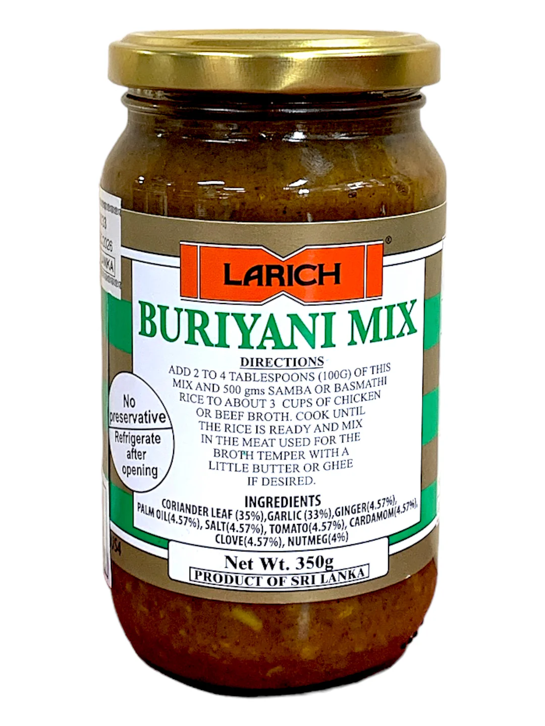 LARICH BIRYANI MIX 350GM*12