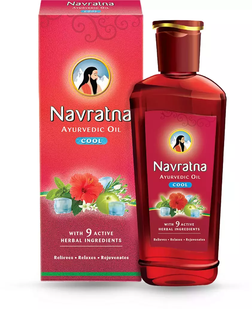 NAVARATNA  HAIR OIL 500ML*24