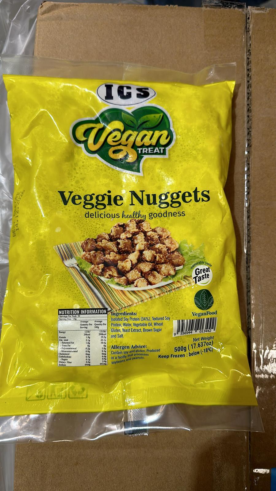 FUND VEG NUGGET500G*22(FROZEN