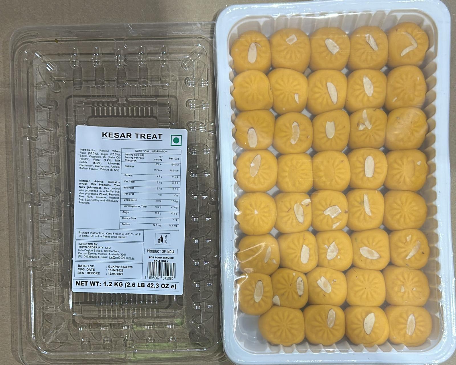 TCH KESAR PEDA 1KG*6