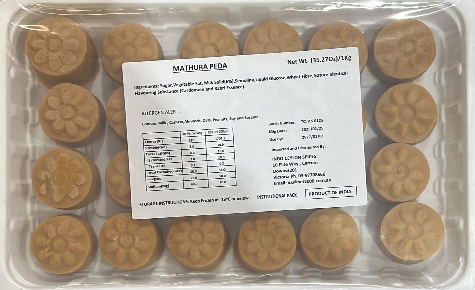 TCH MATHURA PEDA 1KG*6