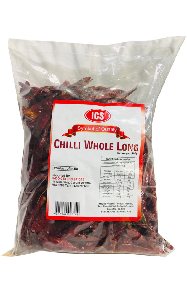 RED CHILLI WHOLE 1KG*10