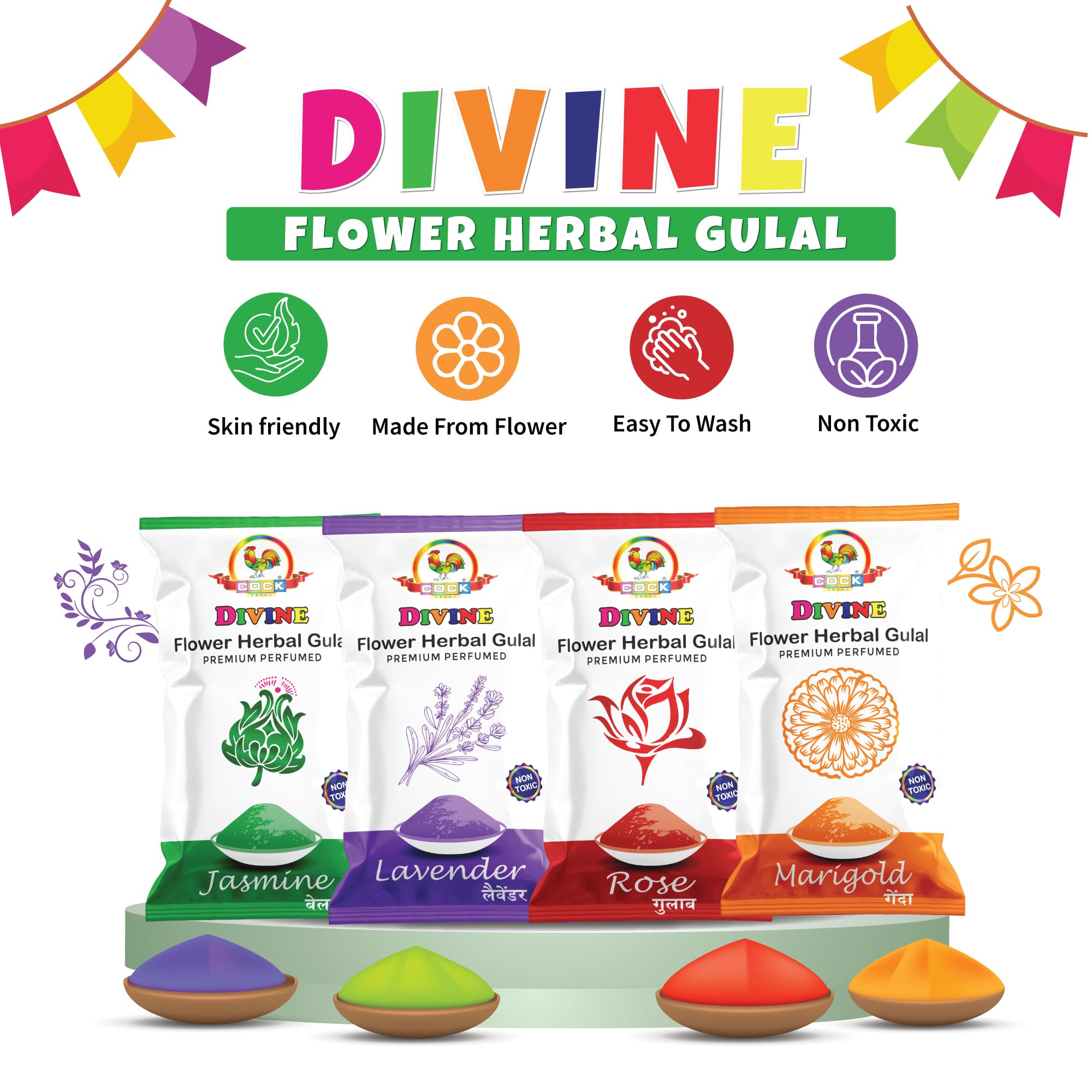 HOLI COLOUR DIVINE (HERBAL 70G
