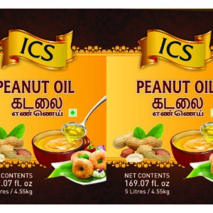 ICS GROUND NUT OIL 5 LITRE