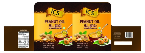 ICS GROUND NUT OIL 5 LITRE