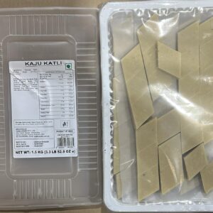 KAJU BURFI 1KG*6 TRAY