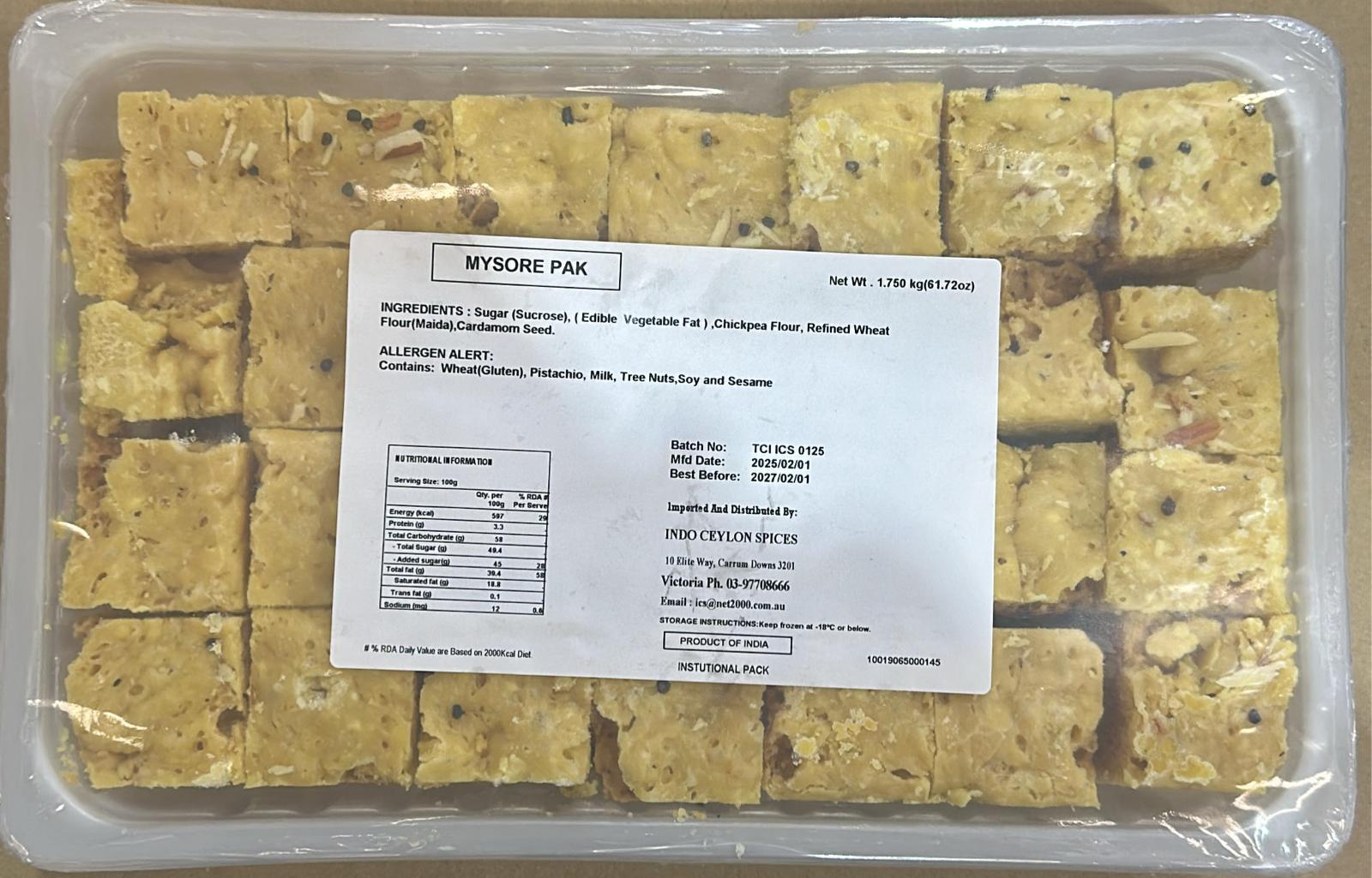 MYSORE PAK 1.750KG*3