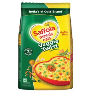 SAFFOLA OATS VEGGIE TWIST500G*