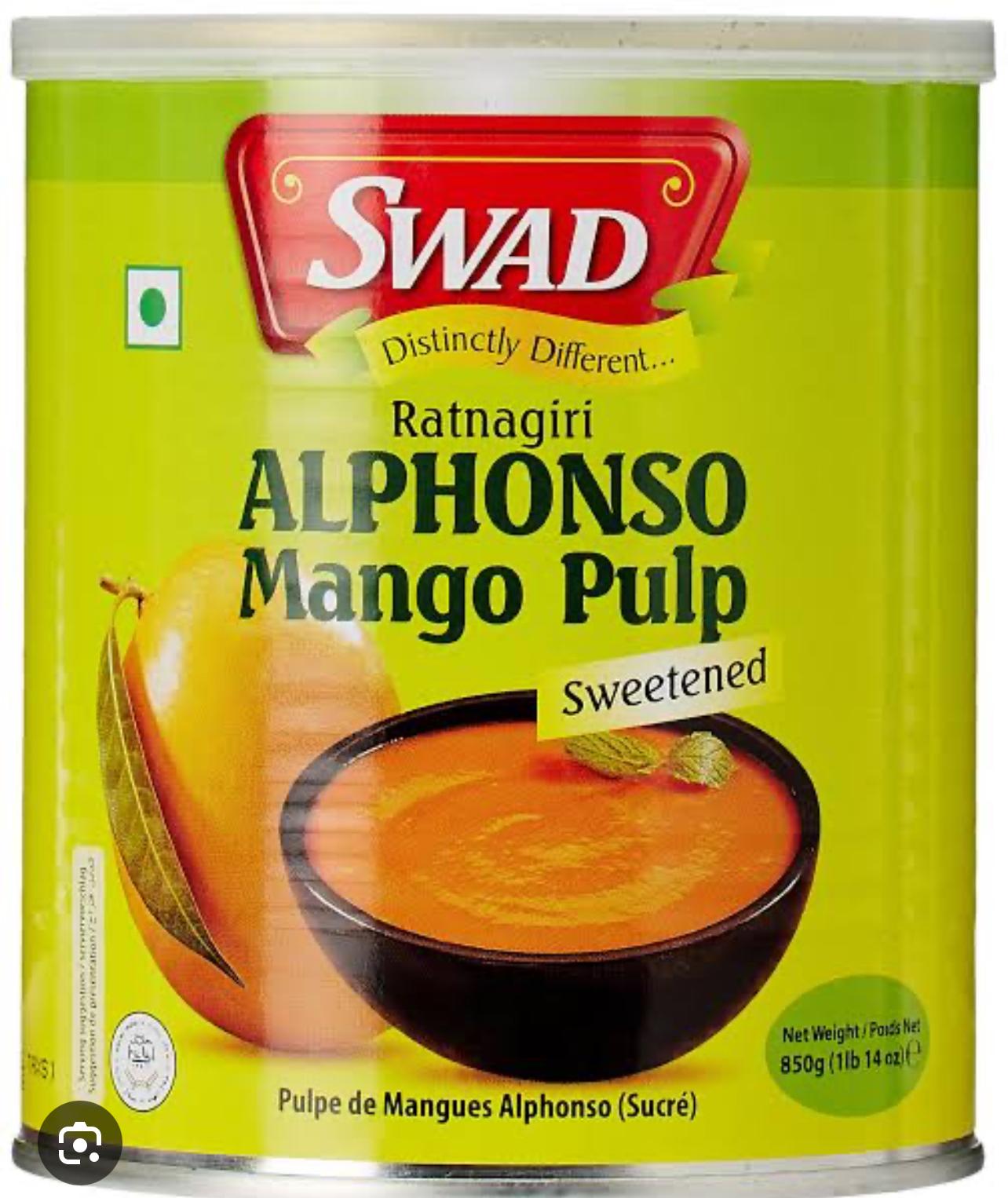 MANGO PULP 850GM*24PCS (SWAD)
