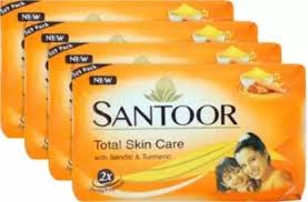 SANTOOR SOAP 100G*4PCS SET BIG