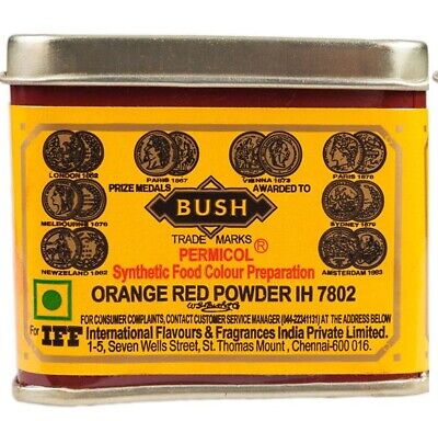 BUSH ORANGE RED 100GM