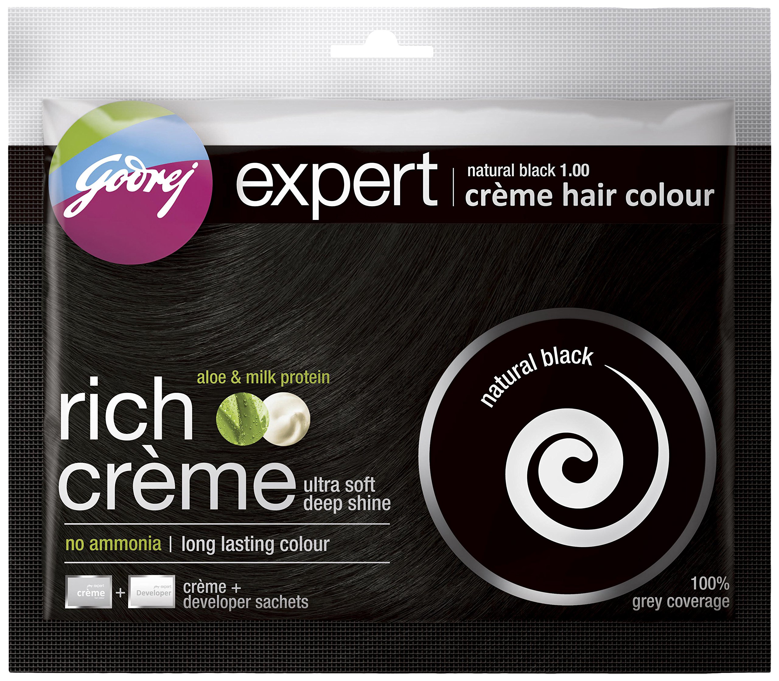 GODREJ HAIR COLOUR BLACK 20GM