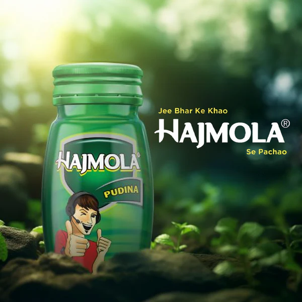 DAB.HAJMOLA PUDINA 120GM*72