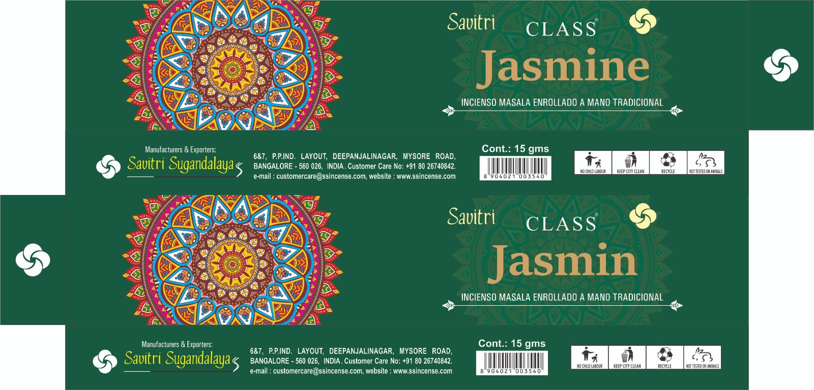Savitri Class Jasmine Incense