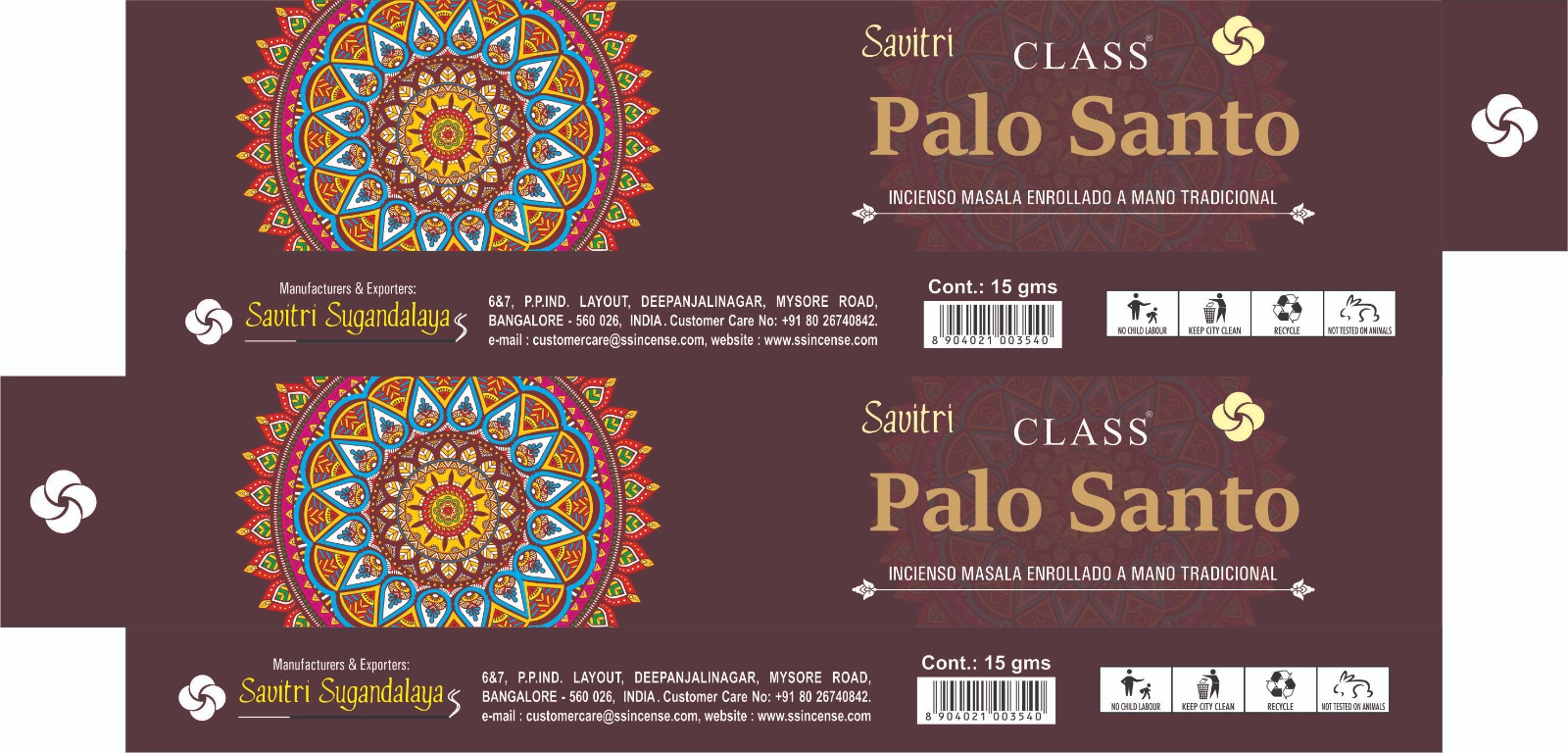 Savitri Class Palo Santo Incense