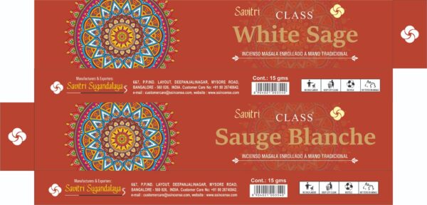 Savitri Class White Sage Incense
