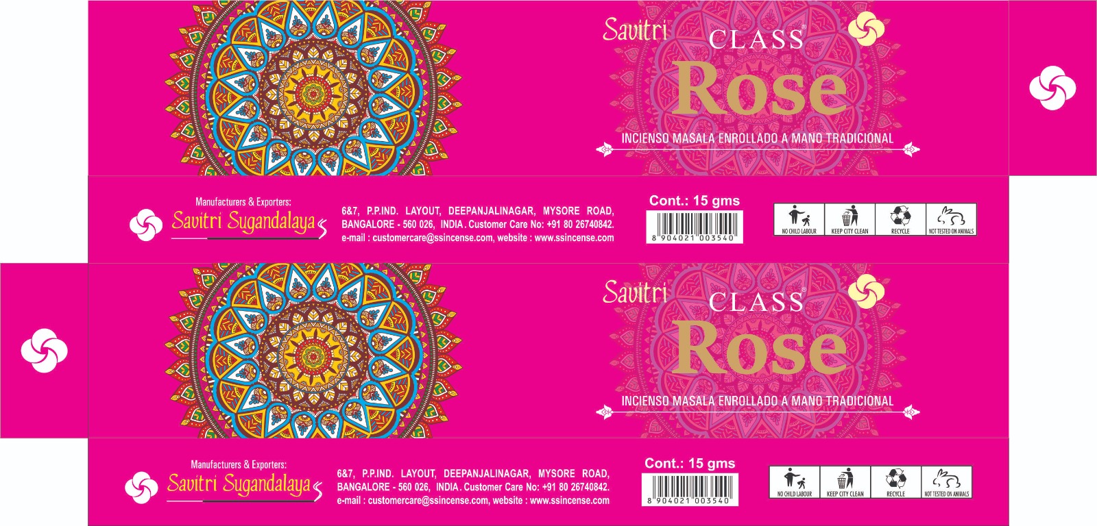 Savitri Class Rose Incense