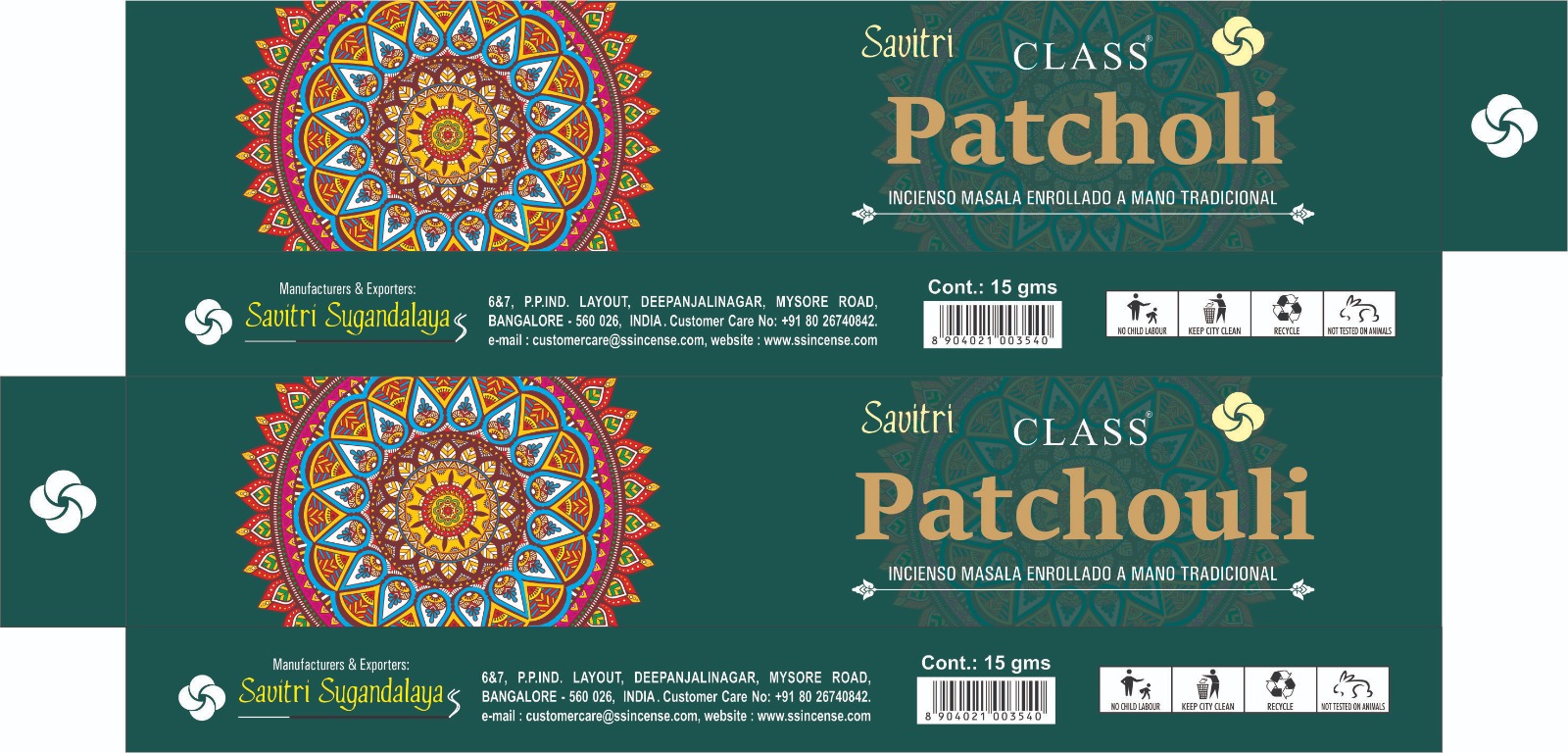 Savitri Class Patcholi Incense