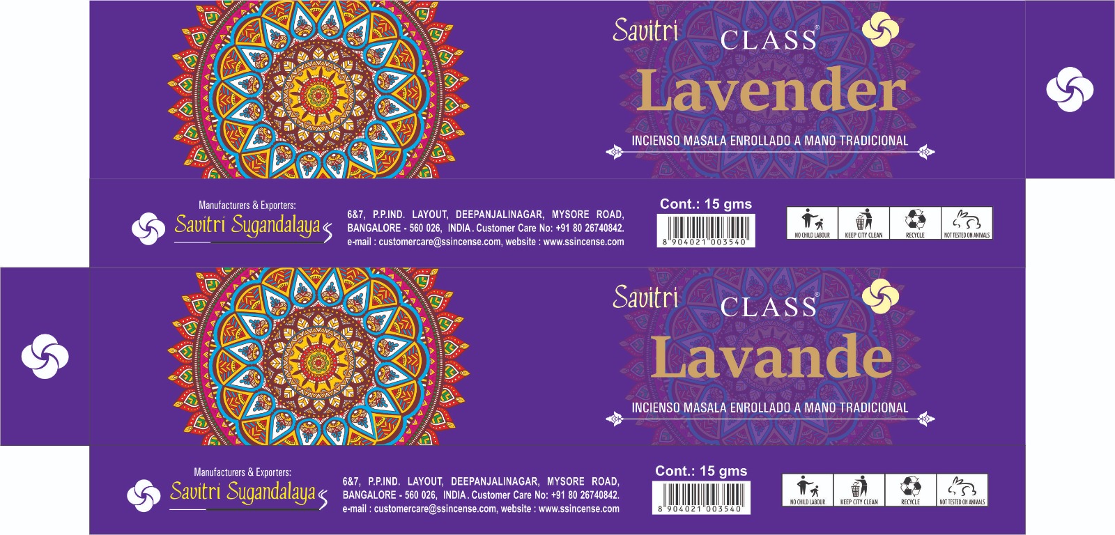 Savitri Class Lavender Incense