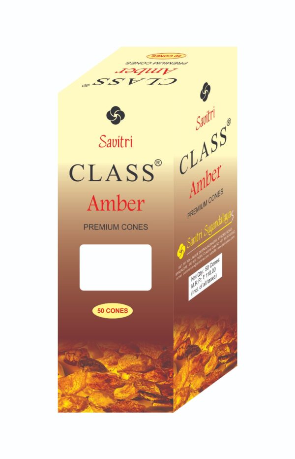 Savitri Class Amber Incense Cones