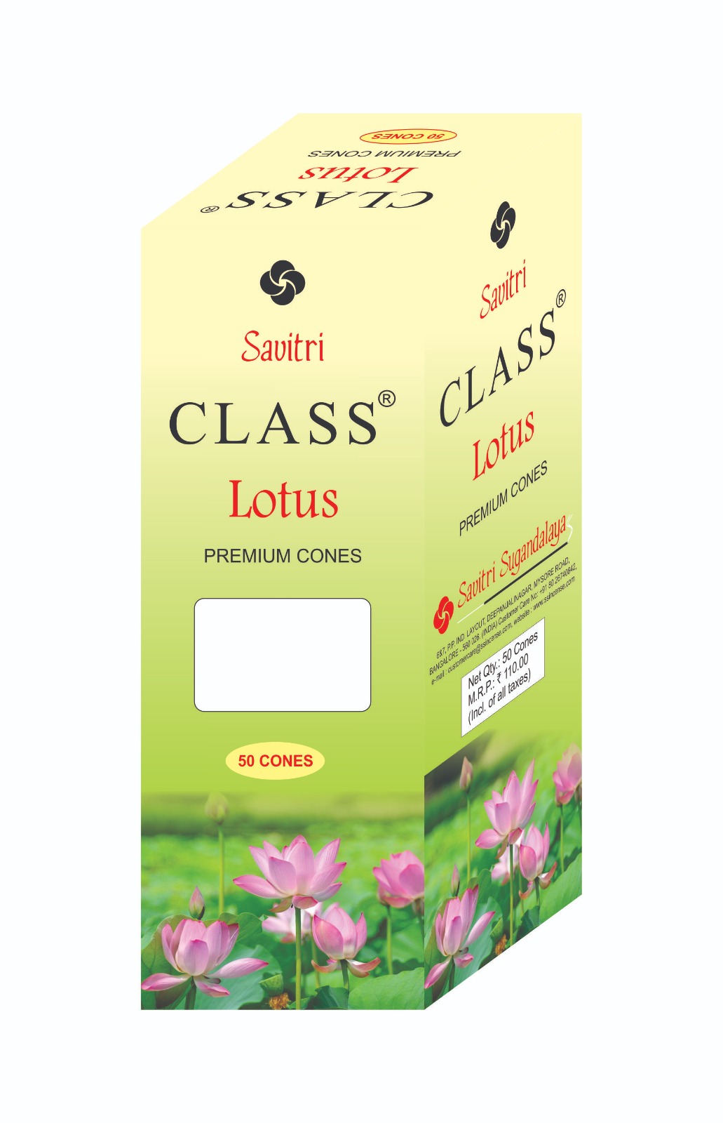 Savitri Class Lotus Incense Cones