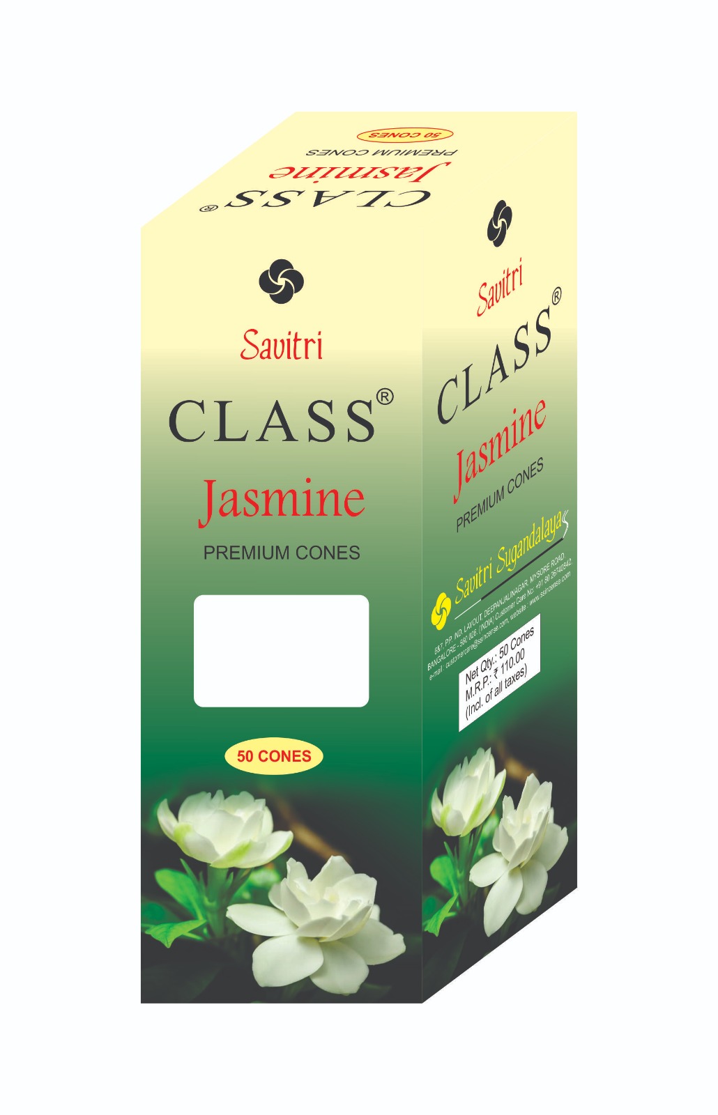 Savitri Class Jasmine Incense Cones