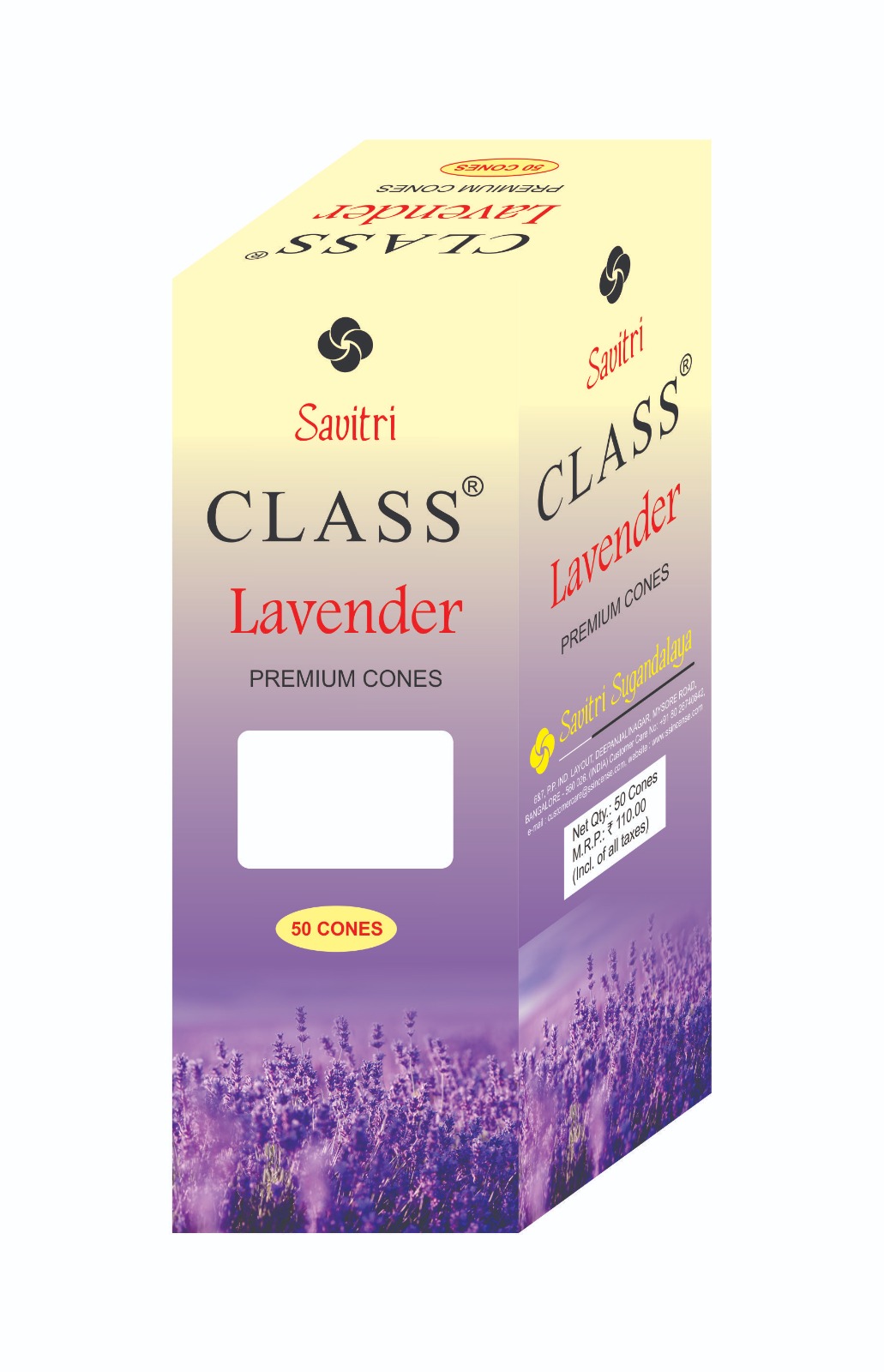 Savitri Class Lavender Incense Cones