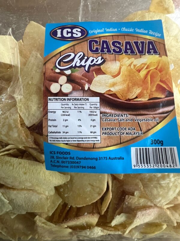 ⁠Ics cassava chips salty