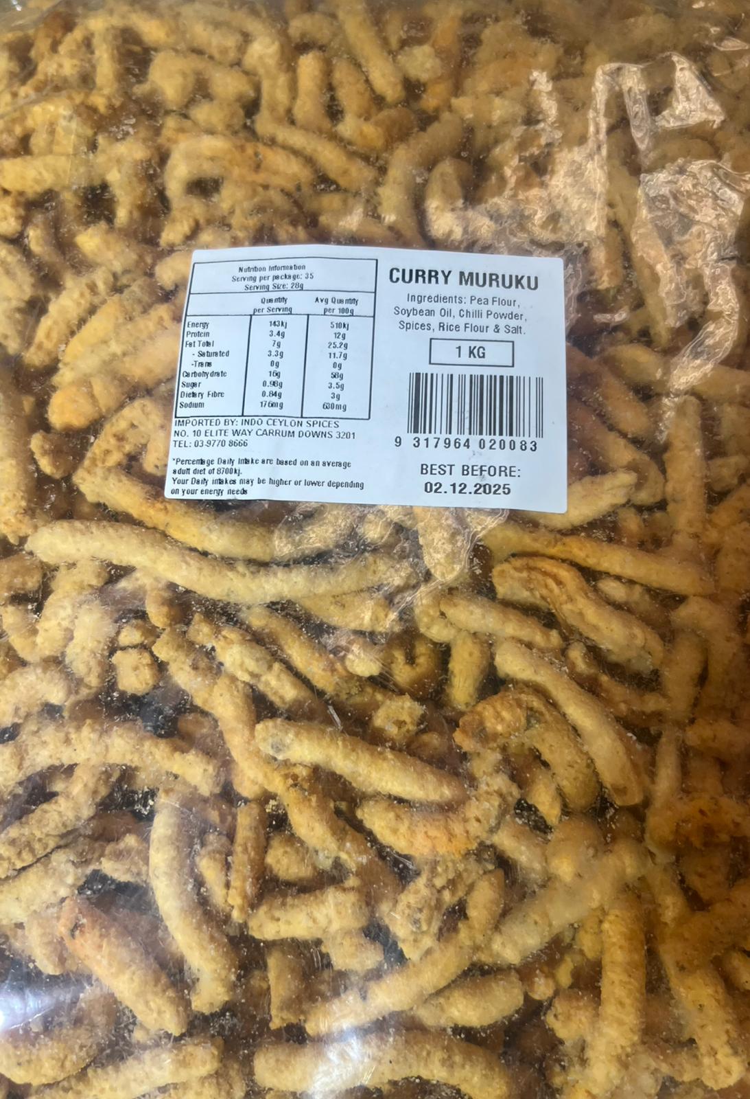 ⁠⁠Ics curry murukku 1KG