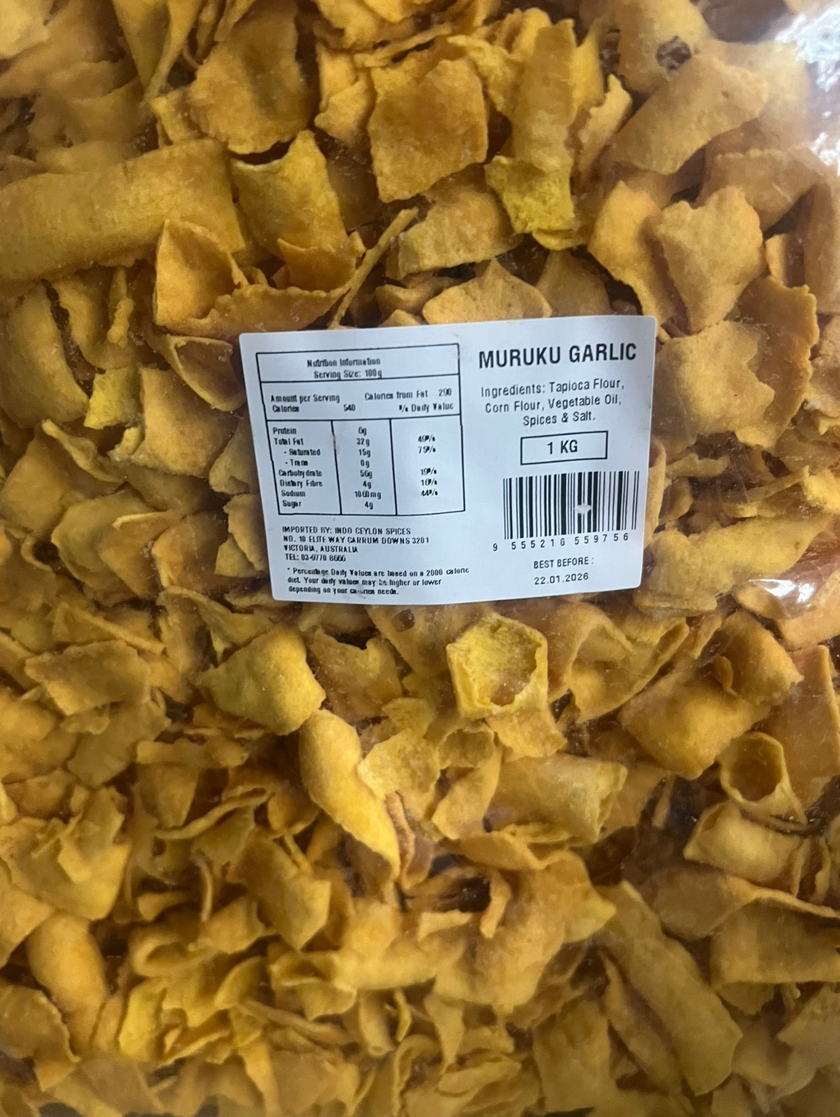 ⁠⁠Ics Garlic Murukku 1Kg