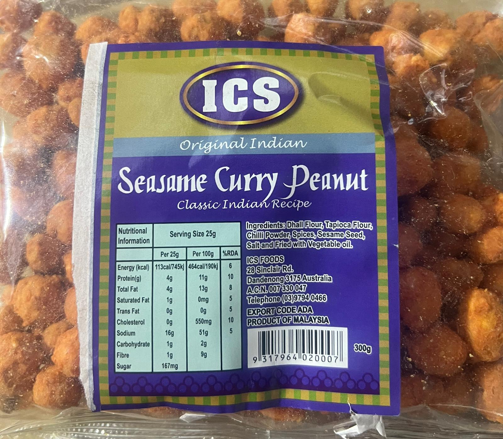 ICS SESAME CURRY PEANUT 1KG*20